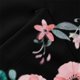 thumbnail image 5 of uniforme de trabajo estampado de moda para mujer con camiseta de bolsillo top de manga corta rosa/l, 5 of 6