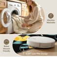 thumbnail image 5 of ODIKA 4'x6' Washable Area Rug Stain Resistant, Low Pile, Easy Care Music Note Vinyl Record Retro Album Player Disc Motif Round Cd for Dorm Room, Small Living, 5 of 7