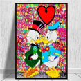thumbnail image 1 of Disney Graffiti Art Mickey Mouse and Donald Duck Street Art Canvas Painting Poster and Print Wall Art Picture for Living Room30x45cm Unframed Gao Jinjia LED, 1 of 2