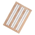 thumbnail image 2 of MERIGLARE Jewelry Display Case Insert Holder Showcase Storage for Drawer Store Vanity White Leather, 2 of 7