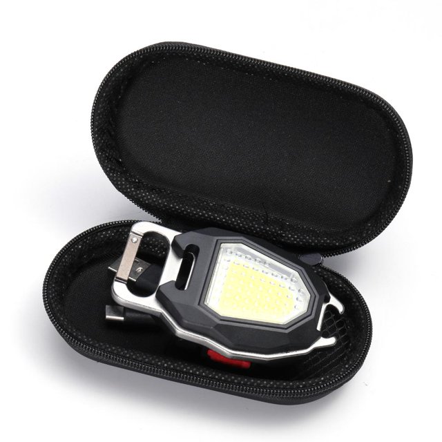 Lámpara COB USB Llavero Luz 500LM 500mAh Mini Linterna Encendedor de cigarros de camping Tmvgtek Para estrenar