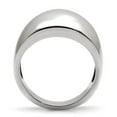 thumbnail image 4 of Luxe Jewelry Designs Women's Stainless Steel Dome Shaped Ring - Size 6 (Pack of 2), 4 of 4