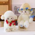 thumbnail image 5 of 1 Piece Lamb Doll Hug Gift For Girlfriend Birthday Valentine's Day Rose Bouquet Plush Gift Soft Stuffed Animal Collectible Doll, 5 of 13
