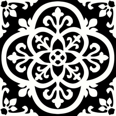 FloorPops Gothic Peel & Stick Floor Tiles 10 Tiles/10 sq. (Best Type Of Floor Tile)