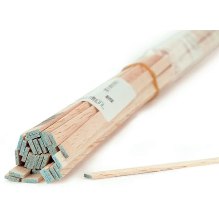 Balsa Strips - MIDWEST PRODUCTS 6049 BALSA WOOD STRIP 1/8X1/2X36