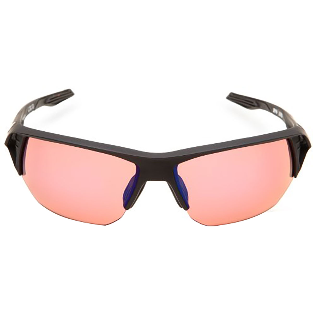 Spy Optic Alpha Sunglasses,OS,Matte Black w/Rose Contact-Blue Mirror Lens - image 1 of 5