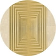 thumbnail image 1 of Ahgly Tapis d'Intérieur Lavable en Machine Carré Caramel Brun, 3 Pieds Carré, 1 of 7