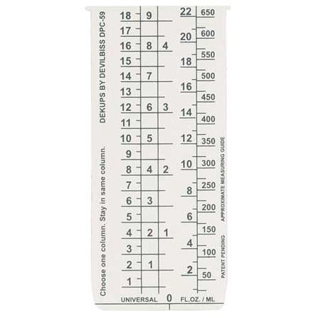 Disposable Measuring Guide Inserts, PK10DEVILBISS-