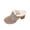 Khaki, variant on Women's Fleece Lined Mule Clogs Closed Toe Chunky Block Heel Slip On Slippers Solid Faux Suede Winter Warm Rhinestone Buckle Indoor Outdoor