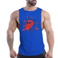 thumbnail image 3 of Camiseta sin mangas de secado rápido para hombre, camiseta sin mangas transpirable de baloncesto, ropa de moda para ocio, verano, Y2k, Fnaf, gimnasio, exterior, estampado deportivo, 3 of 4