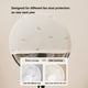 thumbnail image 5 of Cubierta Universal Para Ventiladores Verticales De Piso Y De Escritorio, Protección Completa Contra El Polvo De Tela Con Borde Elástico Para Una Fácil Instalación, Ideal Para La Oficina En, 5 of 6