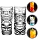 thumbnail image 3 of 2pcs Attractive Drinking Glasses Clear Glass Cups Modern Juice Tumblers Drinking Glasses, 3 of 3