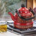 thumbnail image 3 of EeaseCA Thickened Enamel Coffee Maker Hotel Handled Water Kettle Scented Tea Container, 3 of 8