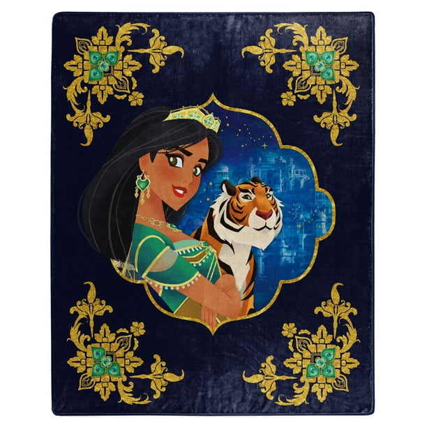 Disney Aladdin Divine Princess Jasmine Character Silk Touch Throw