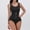 Black, variant on Product Category Women Bust Lift Bodysuit and Jumpsuit Shapewear for Body Contouring Seamless Design Front Closure Firm Control Everyday Wear