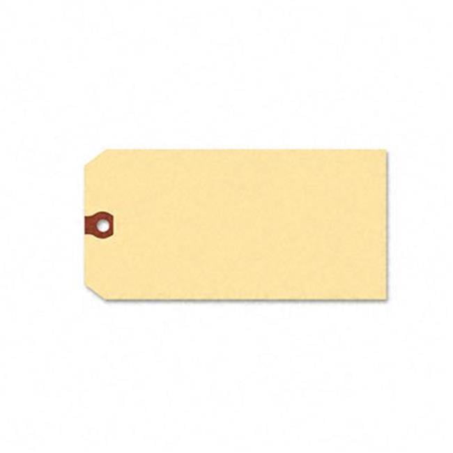 Unstrung Shipping Tag with Reinforced Eyelet Paper 61/4 x 31/8 Manila