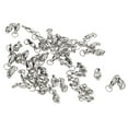 thumbnail image 1 of 50 Pcs Connecteur à Rotules à Roulement à Billes Haute Résistance en Acier Inoxydable Anneaux Solides Soudés Rotules de Baril Eau Salée Eau Douce Pêche, 1 of 8