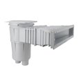 thumbnail image 1 of Above Ground Pool Through Wall Skimmer Kit PVC 50cm Wide Mouth Pool Surface Skimmer for Pool Cleaning Accessories, 1 of 5