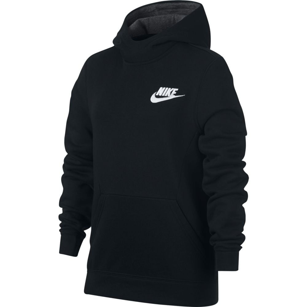 Nike Sportswear Boys' Club Pullover Hoodie 939642-010 Black - Walmart.com