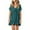 Green, variant on Summer Dress Saving! Women Plus Size Dress Casual Short Sleeves Dot Printing Drees Knee-Length Draped Dress Green XXL
