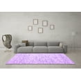 thumbnail image 3 of Ahgly Company Indoor Square Abstract Purple Contemporary Area Rugs, 7' Square, 3 of 4
