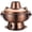 Brass, variant on Chinese Copper Hot Pot Outdoor Hot Pot with Lid Old Beijing Charcoal Copper Hotpot Split Design Easy to Clean Cookware for Kitchen Catering Parties Hotels Dining