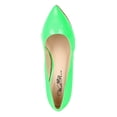 thumbnail image 4 of Wild Rose BA68 Women Patent Leatherette  Pointy Toe Platform Stiletto Heel Pump, 4 of 6