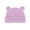 Light purple, variant on Alvage Cotton Baby Hat Bear Ear Baby Beanie Hats Newborn Boys Girls Hospital Hat Set 0-12Months