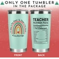 thumbnail image 5 of Teacher Gifts for Women - Cool Gifts for Teachers Women - Teacher Appreciation Gifts for Women - Teacher Gift Ideas - Teacher Birthday Gifts for Women,Christmas Gifts for Teacher - 20 Oz Mint Tumbler, 5 of 6