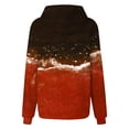 thumbnail image 5 of Ashirexll Womens Long Sleeve Tops, Womens Hoodies Pullover, Fall and Winter Gradient Print Hooded Long Sleeve Pocket Sweatshirt, 5 of 5