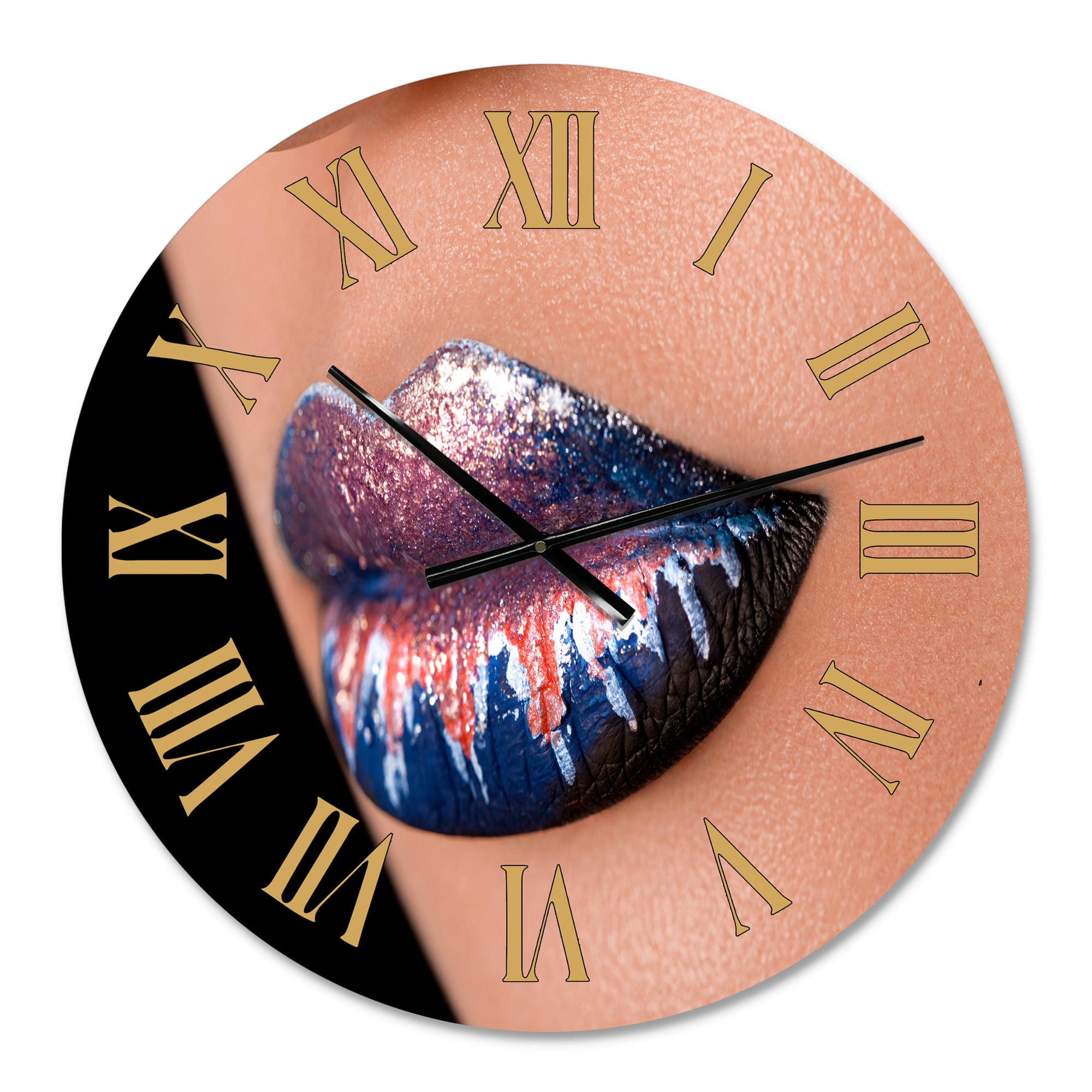 Designart 1 in Modern,Contemporary Wall Clock