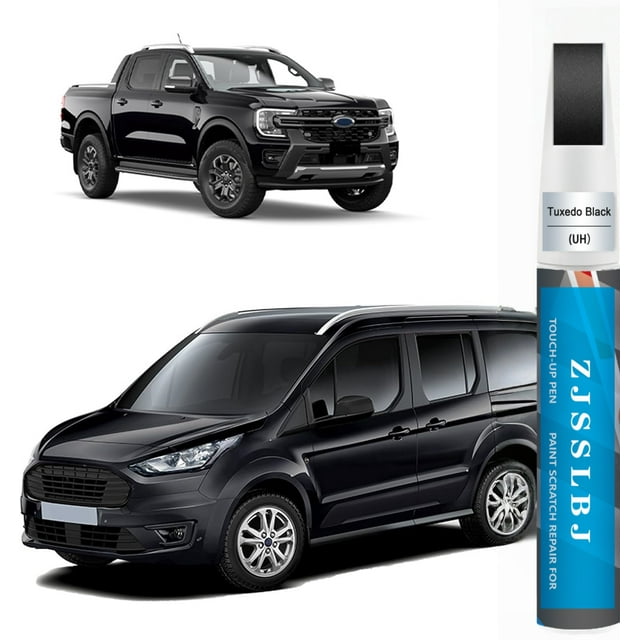 Pintura de Retoque para Auto (Tuxedo Black) para Ford, Kit de Reparación de Rayones de Pintura para Auto, Solución Rápida y Fácil de Reparar