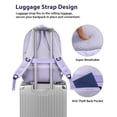 thumbnail image 3 of Mochila MATEIN para portátil extragrande de 18,4 pulgadas con puerto USB, color morado, 3 of 9