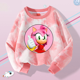 thumbnail image 3 of Ropa teñida con teñido anudado de Sonics para niños, dibujos animados, cuello redondo, lindas niñas, suéter morado, tops, ropa, sudadera, tops, regalos de cumpleaños, 3 of 5