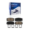 thumbnail image 7 of Detroit Axle - Brake Kit for 2010-2017 Chevrolet Equinox GMC Terrain 2010 2011 2012 2013 2014 2015 2016 2017 Drilled Slotted Disc Rotors Ceramic Brake Pads Front & Rear Replacement Brakes, 7 of 7