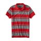 thumbnail image 1 of Aeropostale - Polo de rugby a rayas A87 para hombre, rojo, extra pequeño Aeropostale  polo, rugbi, 1 of 1
