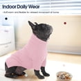 thumbnail image 6 of XXL Dog Sweater,Thermal Knit Big Dog Sweater Christmas,Pet Turtleneck Doggy Sweatshirt for Extra Large Dogs Boy Girl,Stretchy Large Dogs Cold Weather Outfit Pitbull Clothes,(Green XXL), 6 of 7