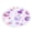 Sky Blue, variant on YAHHU 8pcs Reusable Nursing Pads 3 Layer Washable Milk Proof Super Absorbent Breastfeeding Nipple Pad for Leaking Milk 5.1 inches / 13 cm G73