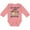 Mauve, variant on Inktastic My Great Aunt Loves Me with Sloth and Hearts Boys or Girls Long Sleeve Baby Bodysuit