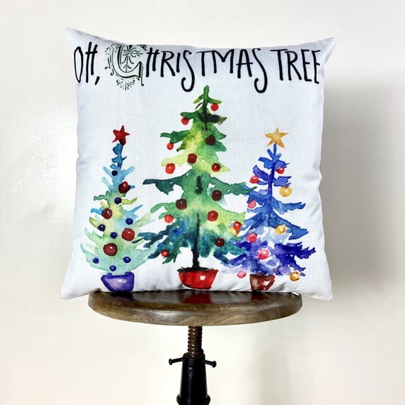 Oh, Christmas Tree | Throw Pillows | Christmas Pillow | Christmas Decor Pillow | Christmas Tree | Best Friend Christmas Gift | New Home Gift by UniikPillows