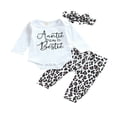 thumbnail image 1 of Baby Boys 2PCS Pants Sets Long Sleeve Round Neck Sweatshirt Tops Solid Color Pants Sets, 1 of 5
