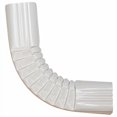 thumbnail image 2 of Near 90degree Gutter Elbow, Aluminum (3x4, High Gloss White), 2 of 4