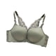 thumbnail image 5 of Sujetador sin costuras Apertura frontal Ropa interior de encaje Sin cables Sexy Bralette transpirable Racerback, Verde, 34/75 Speravity AP001113-06, 5 of 7