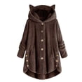 thumbnail image 4 of European and American button hooded cat ears plush top, 4 of 9