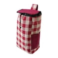 thumbnail image 1 of Bolsa de repuesto para carrito de compras, ligera y moderna, con bolsillo para carrito de compras para interiores. Rojo gris, 1 of 8