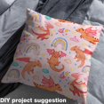 thumbnail image 2 of jejeloiu Cartoon Dragon Fabric by the Yard 5 Yards,Boho Rainbow Fabric for Sewing,Colorful Clouds Stars Home Decor Fabric by the Yard For Girls,Breathable Home Decor, 2 of 6