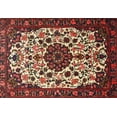 thumbnail image 1 of Ahgly Company Indoor Rectangle Traditional Saffron Red Medallion Area Rugs, 2' x 5', 1 of 6