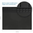 thumbnail image 3 of Silicone Soldering Mat Electronic Repair Mat for Laptop, Watch, Cellphone - Solder Pad Heat Resistant 932 Fahrenheit, 3 of 7