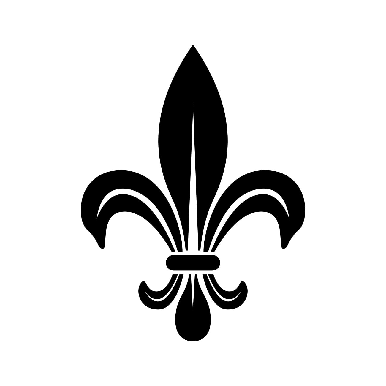 Fleur De Lis Sticker Decal Die Cut - Self Adhesive Vinyl - Weatherproof ...