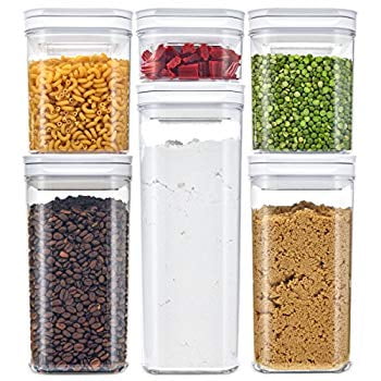 FLiPLOCK Airtight Food Storage Containers 6 Piece Set ...